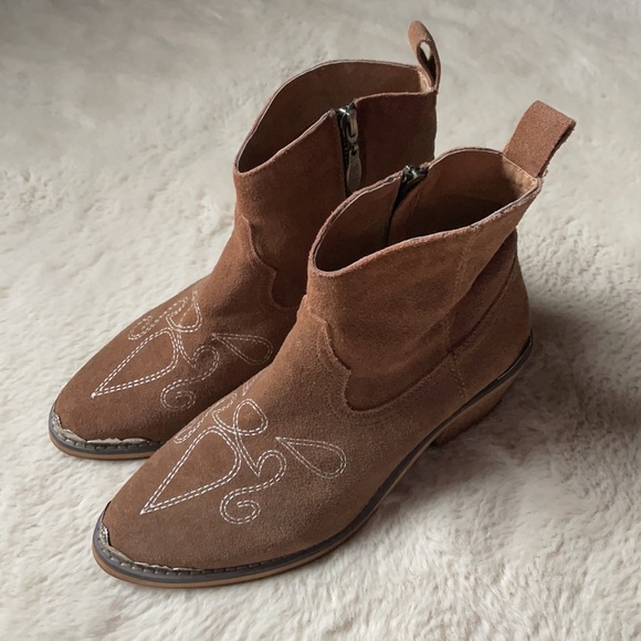 Spell | Cactus Rose Tan Suede Ankle Boots | 39 - Picture 5 of 16